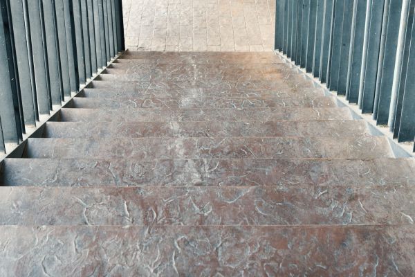 Concrete Stair Stamping in Meridian